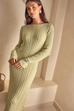 BUBBLEROOM Structure Knitted Dress