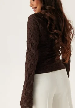 BUBBLEROOM Structure Long Sleeve Top