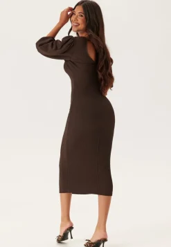 BUBBLEROOM Structure Puff Sleeve Dress
