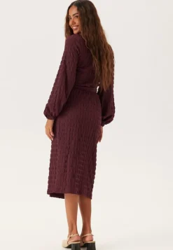 BUBBLEROOM Structure Wrap Dress