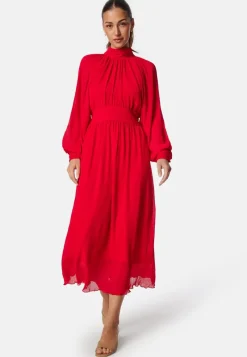 Bubbleroom Occasion Structu Bow Midi Dress