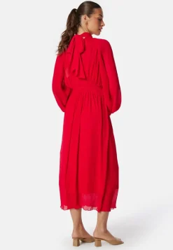 Bubbleroom Occasion Structu Bow Midi Dress