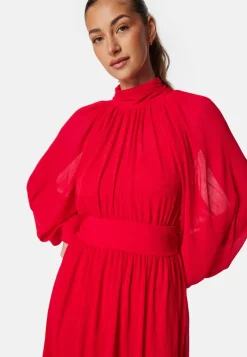 Bubbleroom Occasion Structu Bow Midi Dress