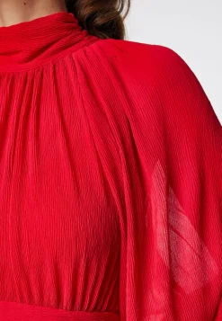 Bubbleroom Occasion Structu Bow Midi Dress