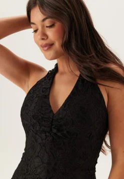 FOREVER NEW Tommy Halter Neck Lace Maxi