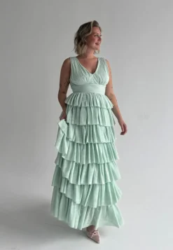 Bubbleroom Occasion Tulle Frill Gown