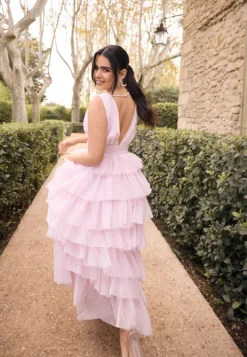 Bubbleroom Occasion Tulle Frill Gown