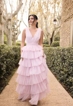 Bubbleroom Occasion Tulle Frill Gown