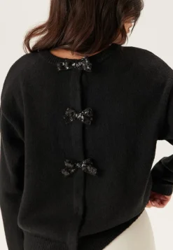 VILA Vibrianna O-neck L/S BOW KNIT