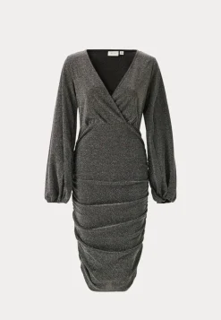 VILA Vicaro L/S V-NECK MIDI DRESS V