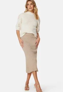 VILA Vicomfy A-Line Knit Skirt