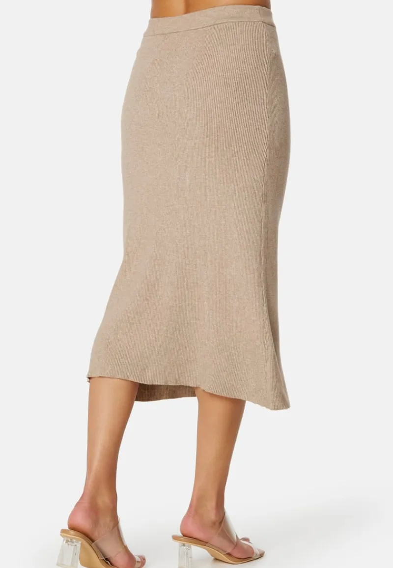 VILA Vicomfy A-Line Knit Skirt