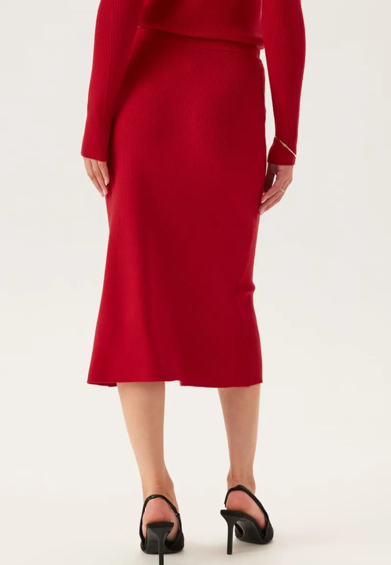 VILA Vicomfy A-Line Knit Skirt