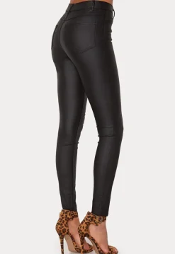 VILA Vicommit coated RWSK New pant