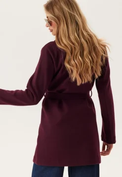 VILA Vicooley Collar Belt Coat