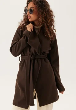 VILA Vicooley Collar Belt Coat