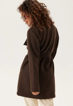 VILA Vicooley Collar Belt Coat