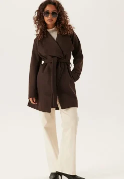 VILA Vicooley Collar Belt Coat