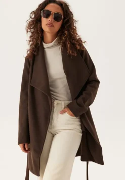 VILA Vicooley Collar Belt Coat