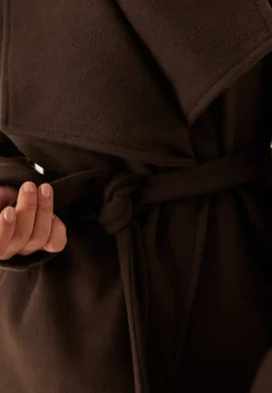 VILA Vicooley Collar Belt Coat