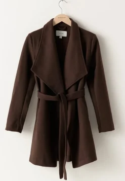 VILA Vicooley Collar Belt Coat