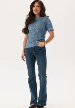 VILA Vicotti S/S O-NECK KNIT TOP -