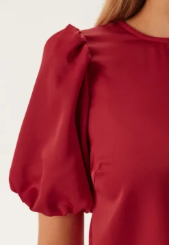 VILA Viellette 2/4 SATIN PUFF TOP S