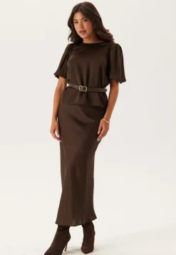 VILA Viellette Hw Midi Skirt