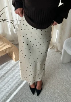 VILA Viellette Hw Midi Skirt