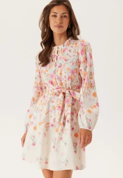 VILA Vielma O-neck L/S SHORT DRESS