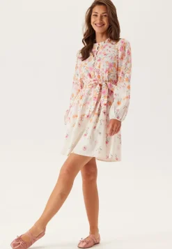 VILA Vielma O-neck L/S SHORT DRESS