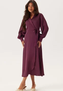 VILA Vienna Ravenna L/S Ankle Wrap Dress