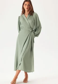 VILA Vienna Ravenna L/S Ankle Wrap Dress
