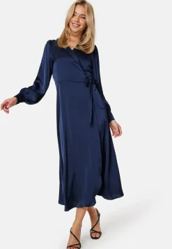 VILA Vienna Ravenna L/S Ankle Wrap Dress