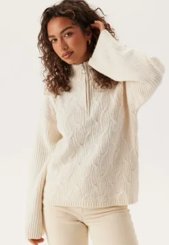 VILA ssia L/S HIGH NECK ZIPPER