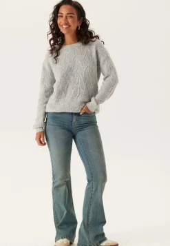 VILA ssia O-neck L/S CABEL KNIT