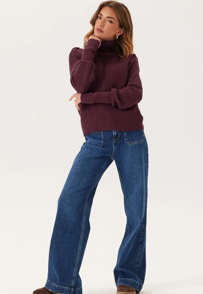 VILA Vilou New Rollneck L/S KNIT TO