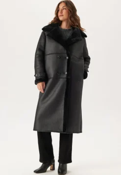 VILA Vimella Long Sherling Coat