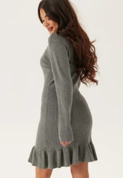 VILA Vinorthy O-neck L/S FRILL KNIT