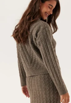 VILA Virelli Highneck L/S CABLE KNIT