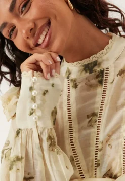 VILA Viremo L/S FRILL TOP FRILL TOP