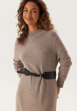 VILA Viril Crew Neck Midi Dress