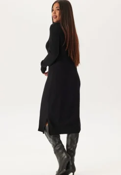 VILA Viril Crew Neck Midi Dress