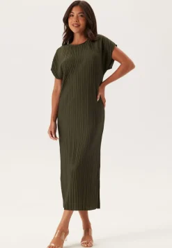 VILA Vitahlia O-neck C/S MIDI DRESS
