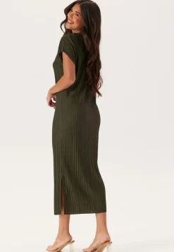 VILA Vitahlia O-neck C/S MIDI DRESS