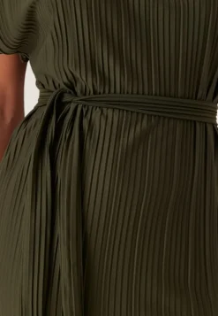 VILA Vitahlia O-neck C/S MIDI DRESS