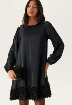 VILA Viveer O-neck L/S SHORT DRESS