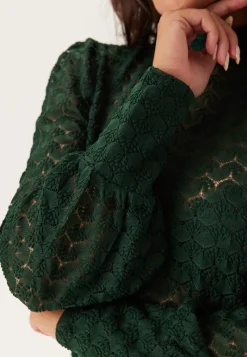 VERO MODA Vmbecca Ls High Neck Lace Top