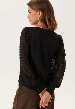 VERO MODA Vmbecca Ls V-neck Lace Top