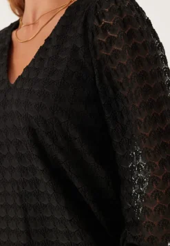 VERO MODA Vmbecca Ls V-neck Lace Top